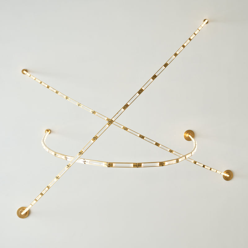 Visual Comfort SLCH654 Catena 149 LED Chandelier with Remote Mount Driver