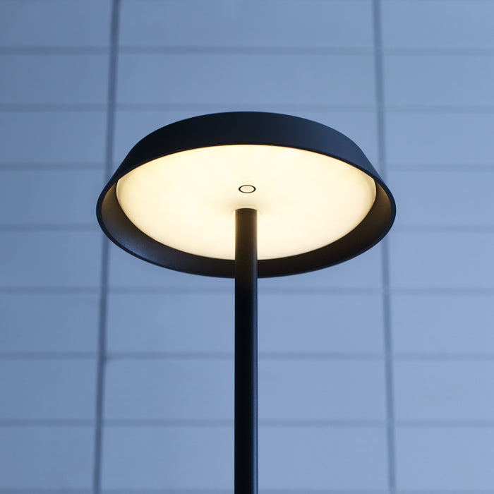Visual Comfort SLFL536 Tepa 1-lt 49" Tall LED Rechargeable Floor Lamp - Black