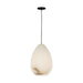 Visual Comfort SLPD544-L Alina Alabaster 1-lt 9" LED Pendant - Nightshade Black