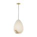 Visual Comfort SLPD544-L Alina Alabaster 1-lt 9" LED Pendant