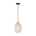 Visual Comfort SLPD545ALB-L Alina 1-lt 5" LED Pendant - Nightshade Black