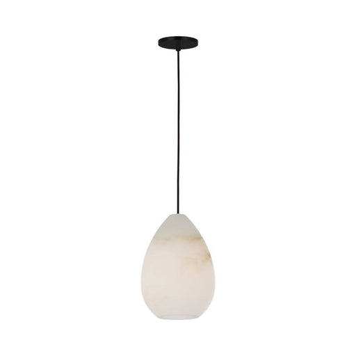 Visual Comfort SLPD545 Alina 1-lt 5" LED Pendant - Nightshade Black