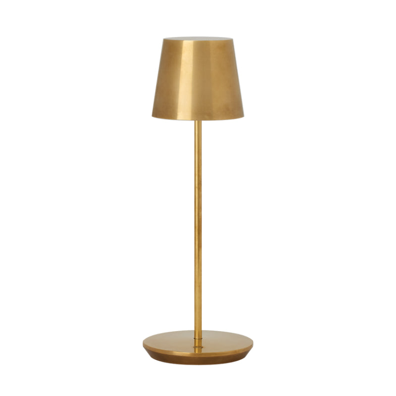 Visual Comfort SLTB25827 Nevis 1-lt 15" Tall LED Table Lamp - Natural Brass