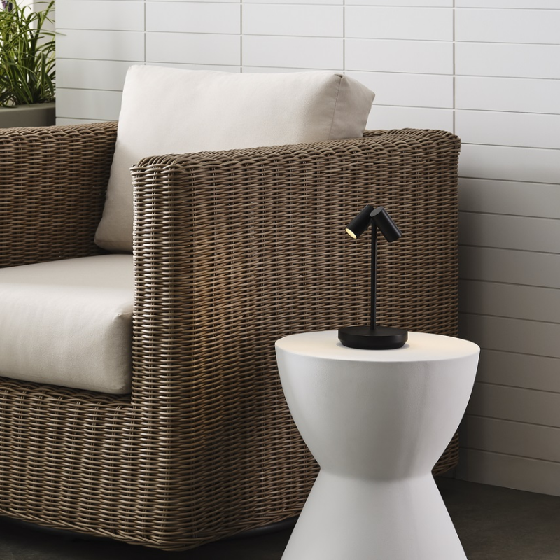 Visual Comfort SLTB53427 Doppia 2-lt 10" Tall LED Table Lamp