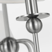 Visual Comfort DJC1246 Elsay 6-lt 36" Large Chandelier - Brushed Nickel