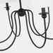 Visual Comfort DJC1246 Elsay 6-lt 36" Large Chandelier - Midnight Black