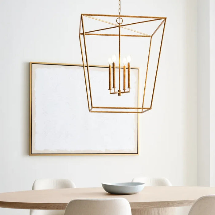 Visual Comfort EC1364 Viota 4-lt 25" Large Lantern Pendant