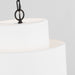 Visual Comfort KSP1171 Sawyer 1-lt 15" LED Small Hanging Pendant - Midnight Black