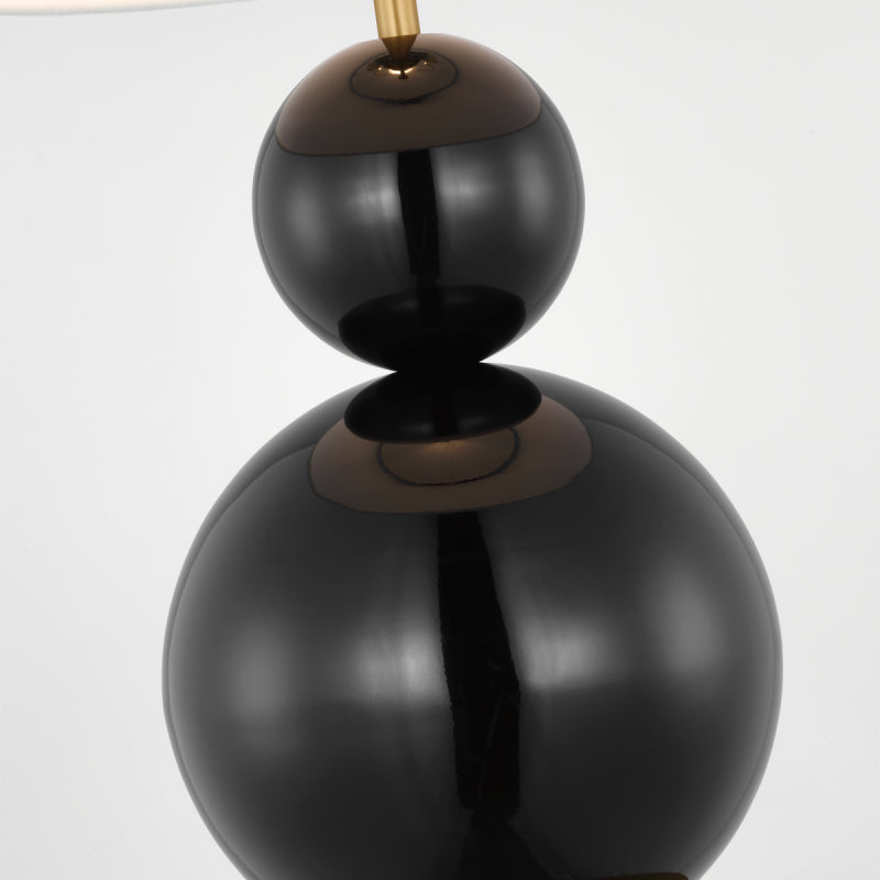 Visual Comfort KST1221 Suki 1-lt 22" Tall Table Lamp - Gloss Black