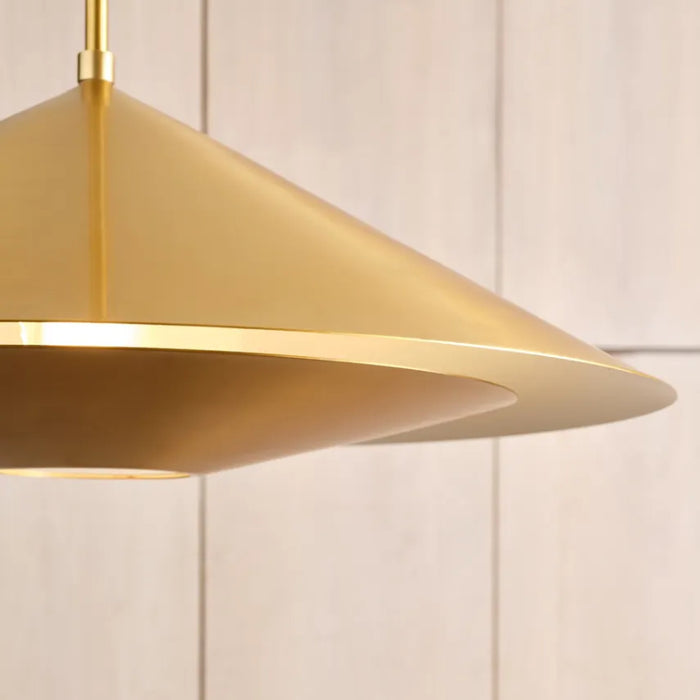 Visual Comfort KP1171 Echo 1-lt 24" Medium Pendant - Burnished Brass