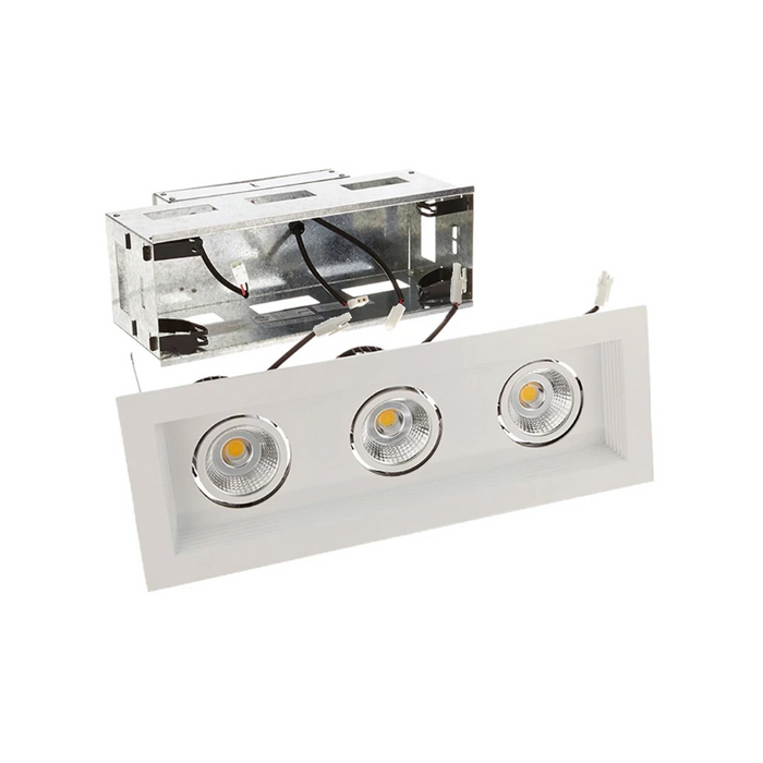 WAC MT-3LD311R Mini LED Multiple Spots 3 Light Remodel Housing with Light Engine and Trim - White
