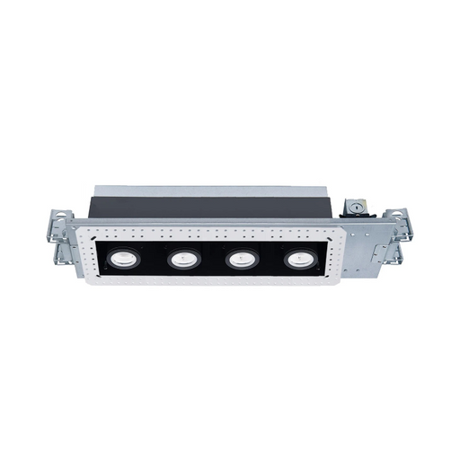 WAC MT-4410L Silo Multiples 4 Light IC Airtight Housing with Light Engine and Invisible Trim - White/Black