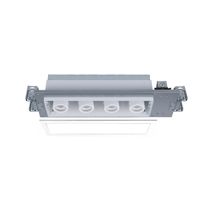 WAC MT-4410T Silo Multiples 4 Light IC Airtight Housing with Light Engine and Trim - White/White