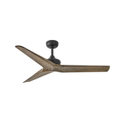 Hinkley 903752F Chisel 52" Ceiling Fan - Matte Black/Driftwood