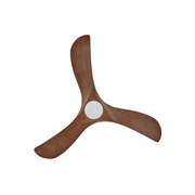Hinkley 903456F Swell Flush Illuminated 56" Ceiling Fan with LED Light Kit - Matte Black/Walnut