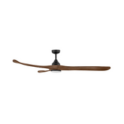 Hinkley 903872F Swell Illuminated 72" Ceiling Fan with LED Light Kit - Matte Black/Walnut