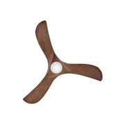 Hinkley 903856F Swell Illuminated 56" Ceiling Fan with LED Light Kit - Matte Black/Walnut