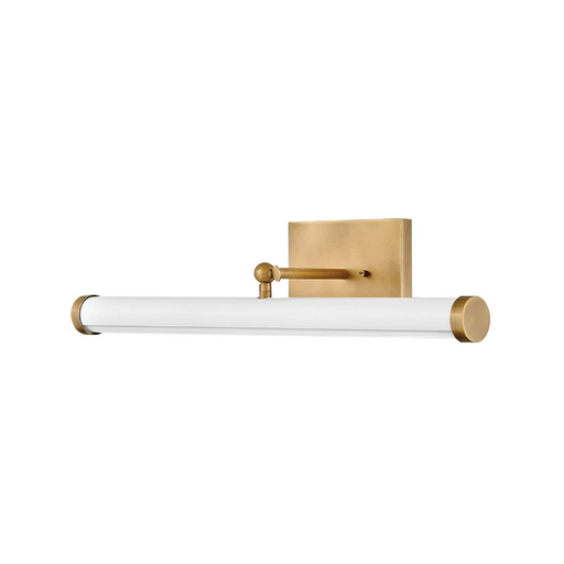 Hinkley 31012 Regis 1-lt 25" LED Wall Light - Heritage Brass with Gloss White accents