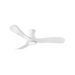 Hinkley 903456F Swell Flush Illuminated 56" Ceiling Fan with LED Light Kit - Matte White/Matte White