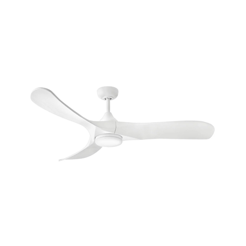 Hinkley 903856F Swell Illuminated 56" Ceiling Fan with LED Light Kit - Matte White/Matte White