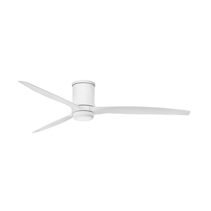 Hinkley 900872F Hover Flush 72" Outdoor Ceiling Fan with LED Light Kit - Matte White