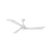 Hinkley 903660F Sculpt 60" Indoor/Outdoor Ceiling Fan with LED Light Kit - Matte White/Matte White