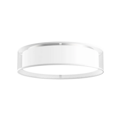 Kuzco FM7920-5CCT Dalton 1-lt 20" LED Flush Mount, 5CCT Selectable - White/Organza