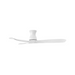 Hinkley 903456F Swell Flush Illuminated 56" Ceiling Fan with LED Light Kit - Matte White/Matte White