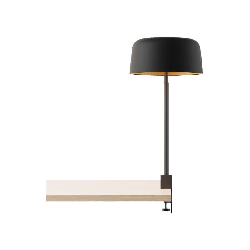 Koncept YUC-SW Yurei LED Co-Working Light, Metal Shade, Desk Clamp