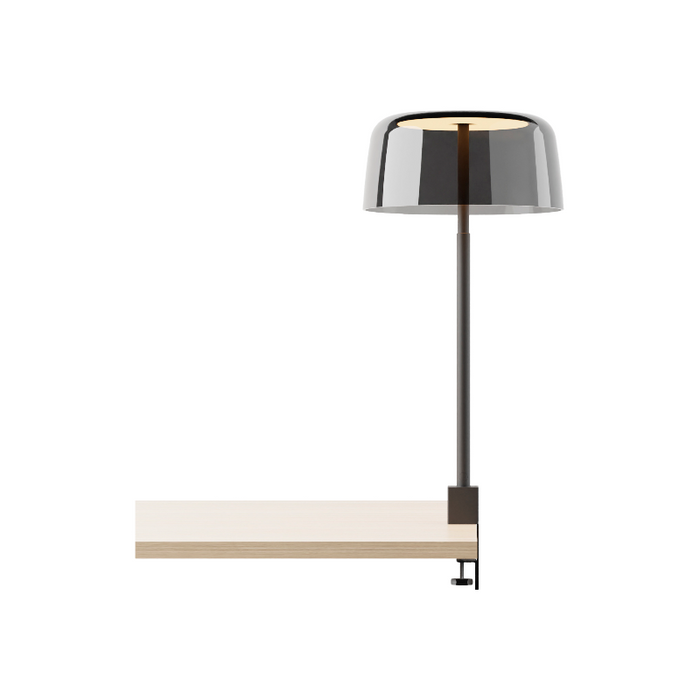 Koncept YUC-SW Yurei LED Co-Working Light, Plexiglass Shade, Desk Clamp