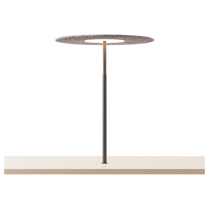 Koncept YUC-SW Yurei LED Co-Working Light, Acoustic Panel Shade, Through-Table Mount