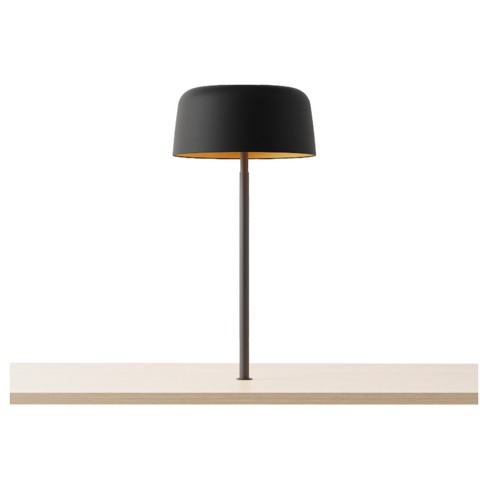 Koncept YUC-SW Yurei LED Co-Working Light, Metal Shade, Through-Table Mount