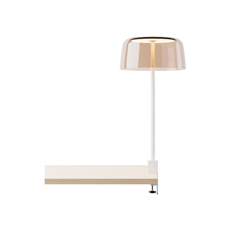 Koncept YUC-SW Yurei LED Co-Working Light, Plexiglass Shade, Desk Clamp