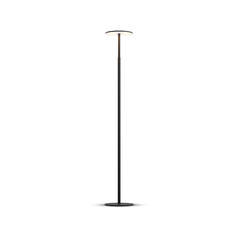 Koncept YUF-SW Yurei LED Floor Lamp, Without Shade - Matte Black
