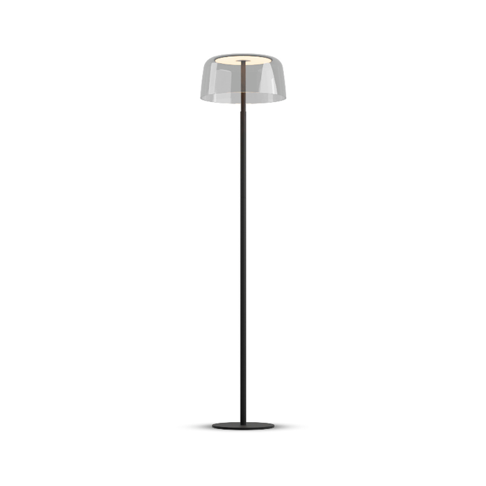 Koncept YUF-SW Yurei LED Floor Lamp, Plexiglass Shade
