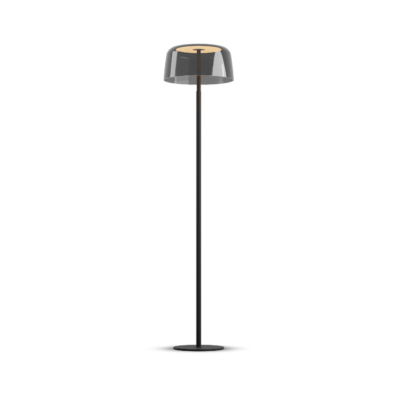 Koncept YUF-SW Yurei LED Floor Lamp, Plexiglass Shade