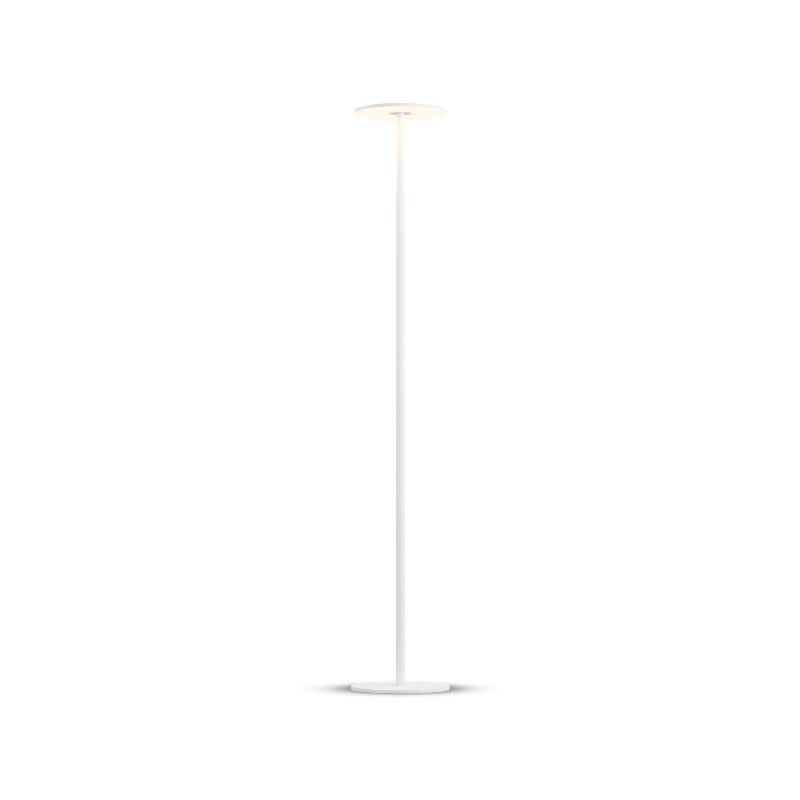 Koncept YUF-SW Yurei LED Floor Lamp, Without Shade - Matte White