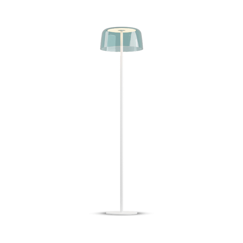 Koncept YUF-SW Yurei LED Floor Lamp, Plexiglass Shade