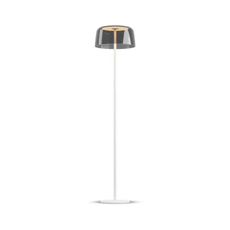 Koncept YUF-SW Yurei LED Floor Lamp, Plexiglass Shade
