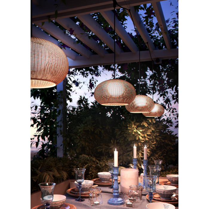 Bover Garota Catenary S/27/4L 4-lt 197" LED Outdoor Pendant