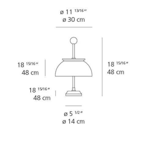 Artemide Alfa Table Lamp