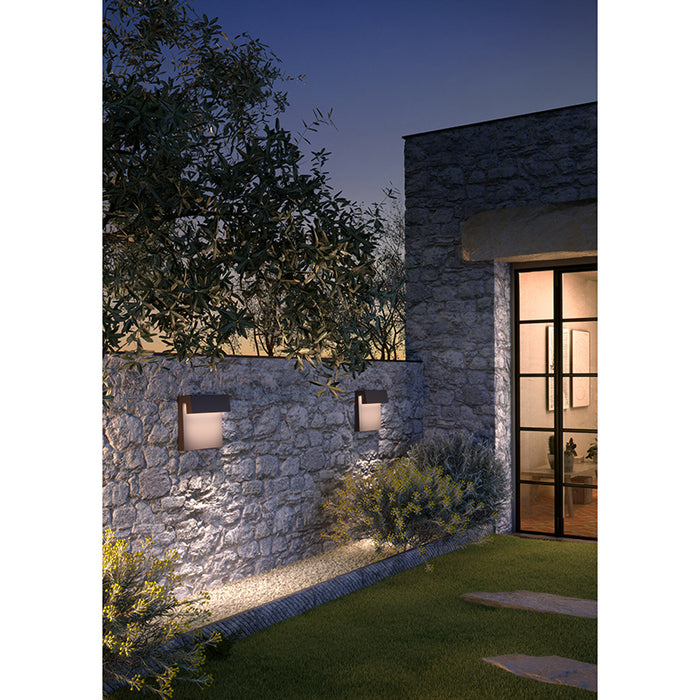 Bover Sisal A/01 1-lt 13" LED Outdoor Wall Sconce with Fiber
