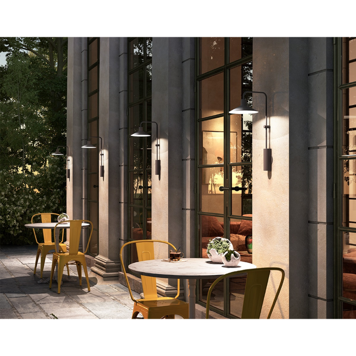 Bover Platet A/01 1-lt 16" Tall LED Outdoor Wall Sconce