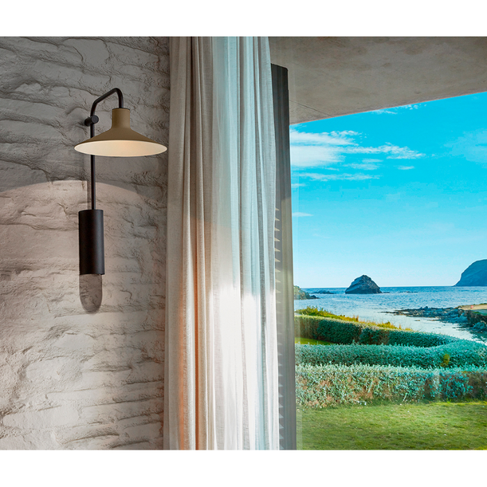 Bover Platet A/02 1-lt 16" Tall LED Wall Sconce, Switch LED