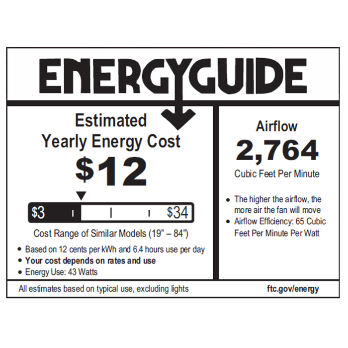 Oxygen 3-102 Oslo 52" Hugger Ceiling Fan