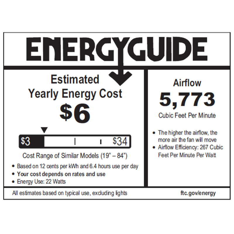 Oxygen 3-105 Alpha 60" Hugger Ceiling Fan with LED Light Kit
