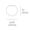Artemide Dioscuri 25 Wall/Ceiling Light for Indoor/Outdoor
