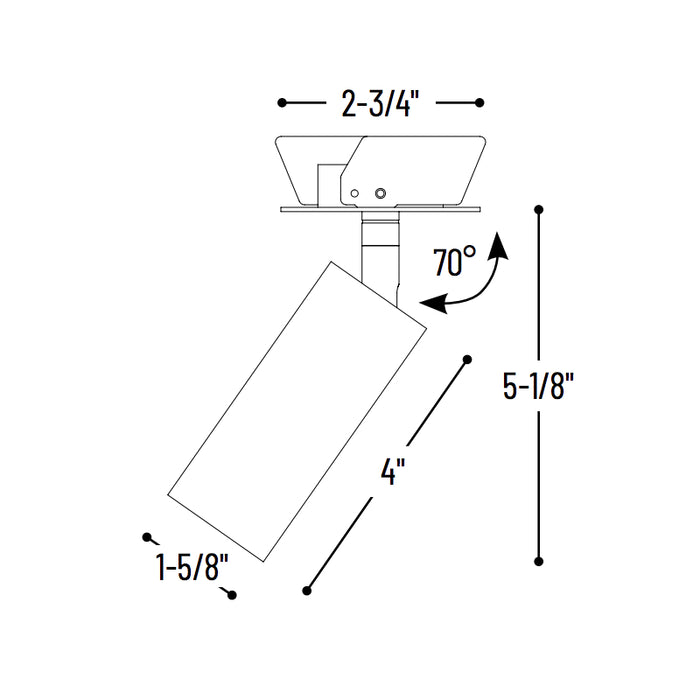 Nora NIOP-1RCY 1" iPOINT Cylinder LED Monopoint