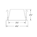 WAC HR-LED411TL 4" LEDme Open Reflector Invisible Trim Downlight