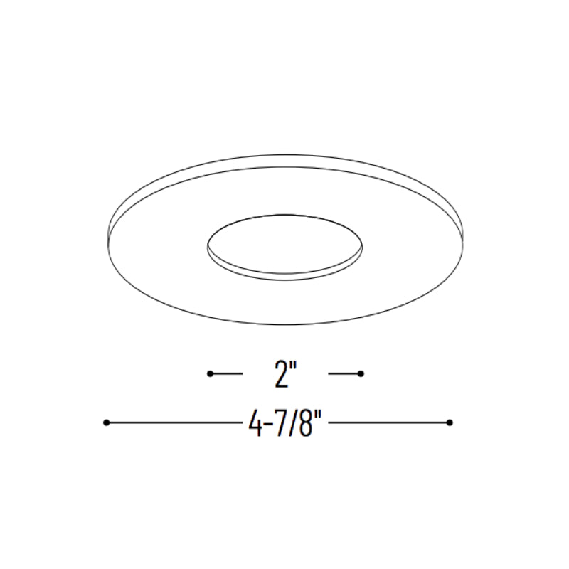 Nora NIO-4RPHA/10 4" Iolite Round Adjustable Pinhole Trim - 1000 Lumens